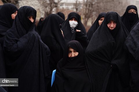 تشییع پیکر شهید «احمد لیالی مقدم» در اردبیل