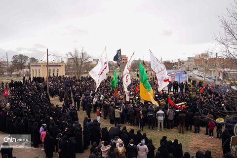 تشییع پیکر شهید «احمد لیالی مقدم» در اردبیل