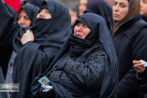 تشییع پیکر شهید «احمد لیالی مقدم» در اردبیل