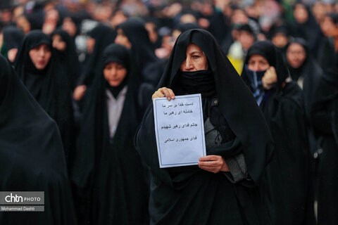 راهپیمایی مردم اردبیل در سوگ شهادت رهبر انقلاب