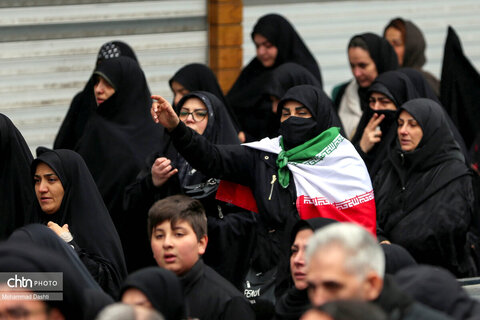 راهپیمایی مردم اردبیل در سوگ شهادت رهبر انقلاب