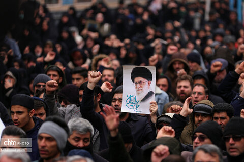 راهپیمایی مردم اردبیل در سوگ شهادت رهبر انقلاب