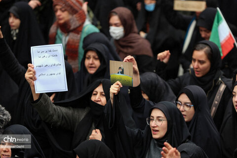 راهپیمایی مردم اردبیل در سوگ شهادت رهبر انقلاب
