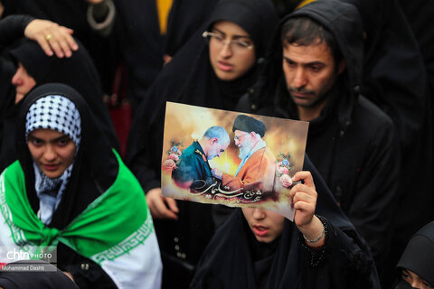 راهپیمایی مردم اردبیل در سوگ شهادت رهبر انقلاب