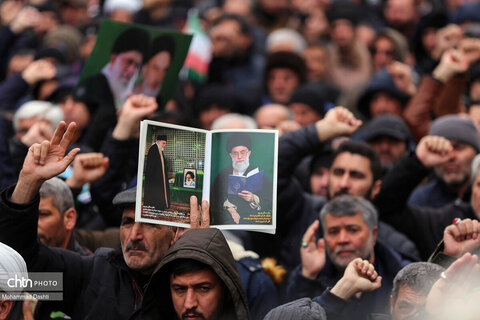 راهپیمایی مردم اردبیل در سوگ شهادت رهبر انقلاب
