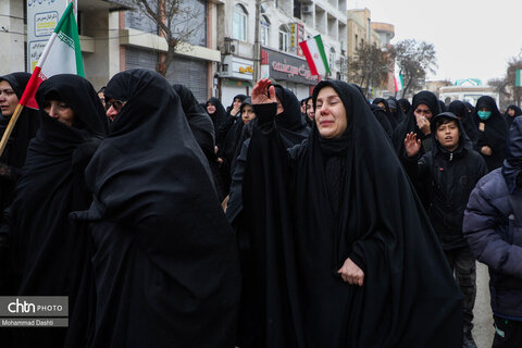 راهپیمایی مردم اردبیل در سوگ شهادت رهبر انقلاب