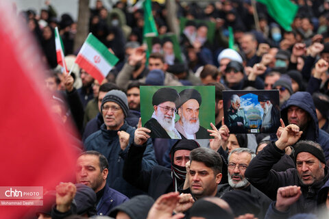 راهپیمایی مردم اردبیل در سوگ شهادت رهبر انقلاب