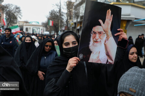 راهپیمایی مردم اردبیل در سوگ شهادت رهبر انقلاب