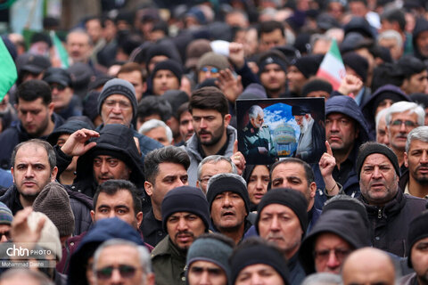 راهپیمایی مردم اردبیل در سوگ شهادت رهبر انقلاب