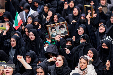 راهپیمایی مردم اردبیل در سوگ شهادت رهبر انقلاب