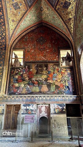 آسیب به مجموعه جهانی کاخ چهل‌ستون و چند بنای شاخص دولتخانه صفوی