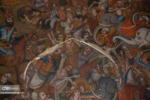 آسیب به باغ‌موزه چهلستون در تجاوز امروز آمریکا و رژیم صهیونیستی به اصفهان