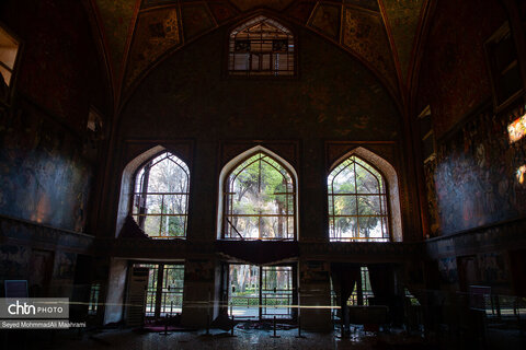 آسیب به باغ‌موزه چهلستون در تجاوز امروز آمریکا و رژیم صهیونیستی به اصفهان