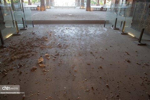 آسیب به باغ‌موزه چهلستون در تجاوز امروز آمریکا و رژیم صهیونیستی به اصفهان