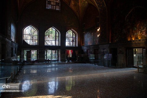 آسیب به باغ‌موزه چهلستون در تجاوز امروز آمریکا و رژیم صهیونیستی به اصفهان