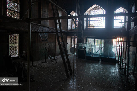 آسیب به باغ‌موزه چهلستون در تجاوز امروز آمریکا و رژیم صهیونیستی به اصفهان