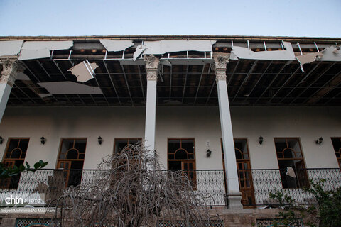 آسیب به باغ‌موزه چهلستون در تجاوز امروز آمریکا و رژیم صهیونیستی به اصفهان