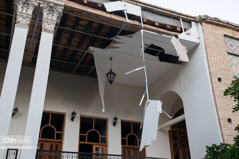 آسیب به باغ‌موزه چهلستون در تجاوز امروز آمریکا و رژیم صهیونیستی به اصفهان