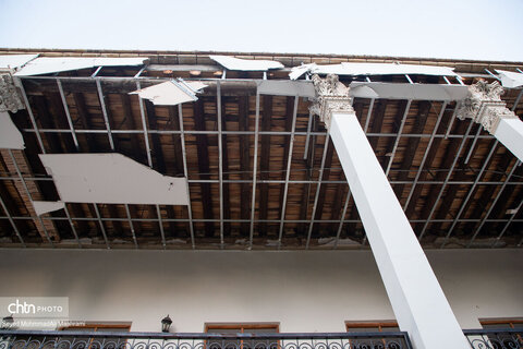 آسیب به باغ‌موزه چهلستون در تجاوز امروز آمریکا و رژیم صهیونیستی به اصفهان