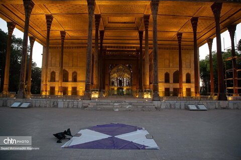 آسیب به باغ‌موزه چهلستون در تجاوز امروز آمریکا و رژیم صهیونیستی به اصفهان