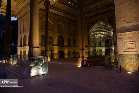 آسیب به باغ‌موزه چهلستون در تجاوز امروز آمریکا و رژیم صهیونیستی به اصفهان