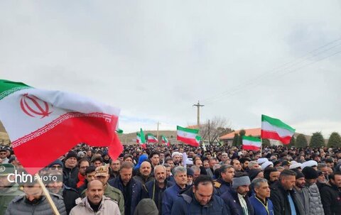 تشییع پیکر شهدای حمله آمریکایی_صهیونسیتی به کارخانه نشاسته‌سازی نقده