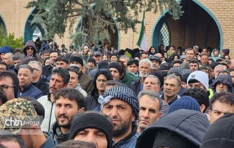 تشییع پیکر شهدای حمله آمریکایی_صهیونسیتی به کارخانه نشاسته‌سازی نقده