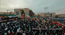 اجتماع عظیم مردم مشهد مقدس در تجدید پیمان با رهبر جدید