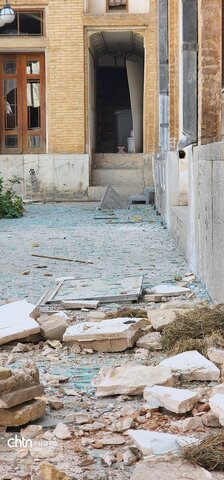 بازدید خبرنگاران بین‌المللی از آثار تاریخی آسیب دیده اصفهان