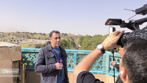 بازدید خبرنگاران بین‌المللی از آثار تاریخی آسیب دیده اصفهان