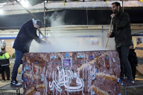 پویش مردمی نذر جهانی «صالح بعد صالح» با پخت ۲۱ تُن سمنوی نذری در قم