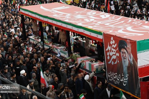 تشییع هشت شهید استان فارس