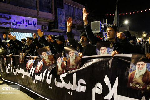 دسته حسینیه اعظم زنجان عزاداری شهادت امام علی علیه السلام