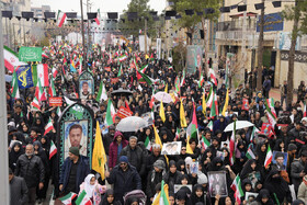 خروش مردم کرمان در روز قدس