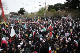 راهپیمایی پرشکوه مردم قم در روز جهانی قدس و تشییع شهدا