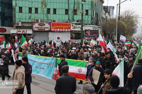 حضور پرشور کارکنان میراث فرهنگی خراسان رضوی در راهپیمایی روز جهانی قدس