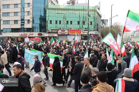 حضور پرشور کارکنان میراث فرهنگی خراسان رضوی در راهپیمایی روز جهانی قدس
