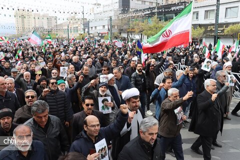 حضور پرشور کارکنان میراث فرهنگی خراسان رضوی در راهپیمایی روز جهانی قدس