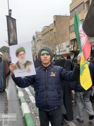 راهپیمایی پرشکوه مردم قم در روز جهانی قدس و تشییع شهداء