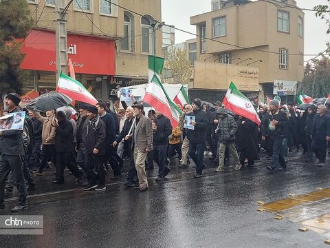 راهپیمایی پرشکوه مردم قم در روز جهانی قدس و تشییع شهداء