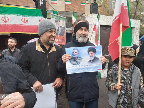 راهپیمایی پرشکوه مردم قم در روز جهانی قدس و تشییع شهداء