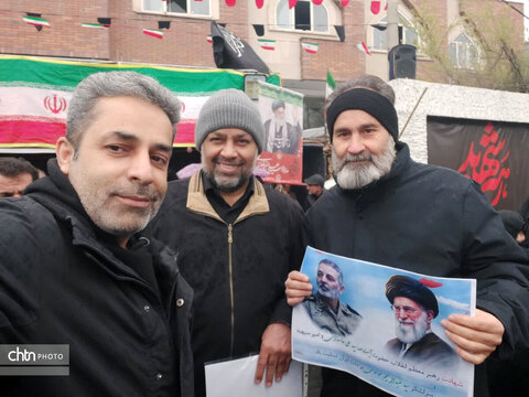 راهپیمایی پرشکوه مردم قم در روز جهانی قدس و تشییع شهداء