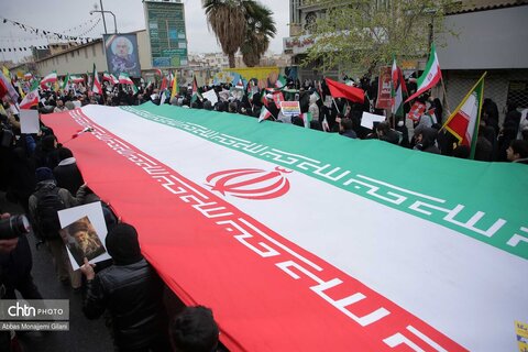 راهپیمایی پرشکوه مردم قم در روز جهانی قدس و تشییع شهداء