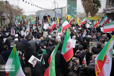 راهپیمایی پرشکوه مردم قم در روز جهانی قدس و تشییع شهداء