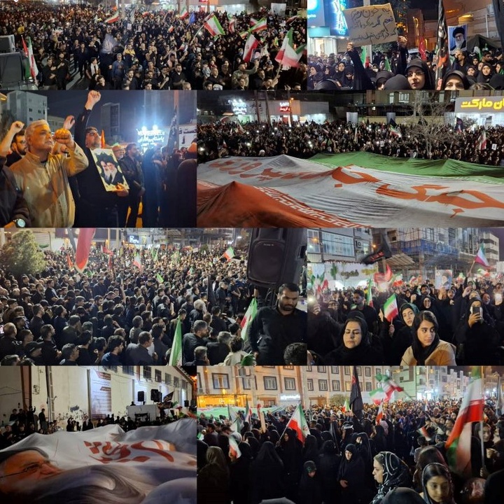 برگزاری تجمعات مردمی در زاهدان