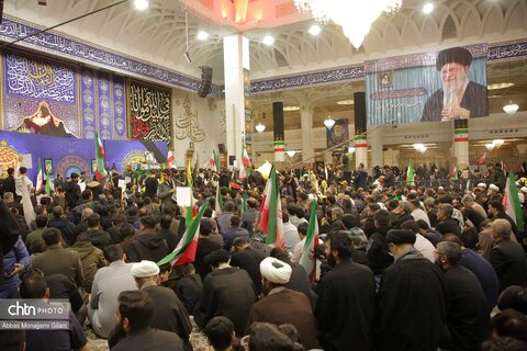 وداع مردم قم با پیکر شهید لاریجانی در حرم مطهر حضرت معصومه(س)