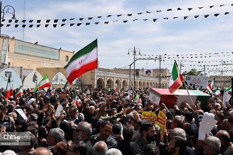 تشییع شهدای ناو دنا در شیراز