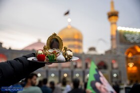 حال و هوای حرم مطهر رضوی در لحظه تحویل سال ۱۴۰۵
