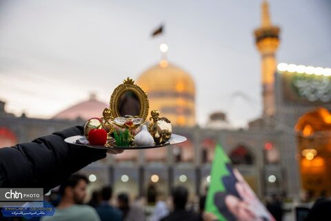 حال و هوای حرم مطهر رضوی در لحظه تحویل سال ۱۴۰۵