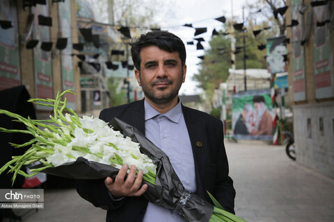 تجدید میثاق مدیرکل میراث‌فرهنگی و فعالان گردشگری و صنایع‌دستی قم با شهداء